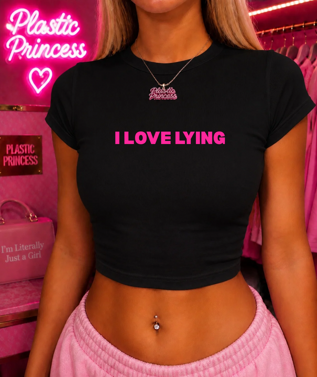I LOVE LYING Baby Tee