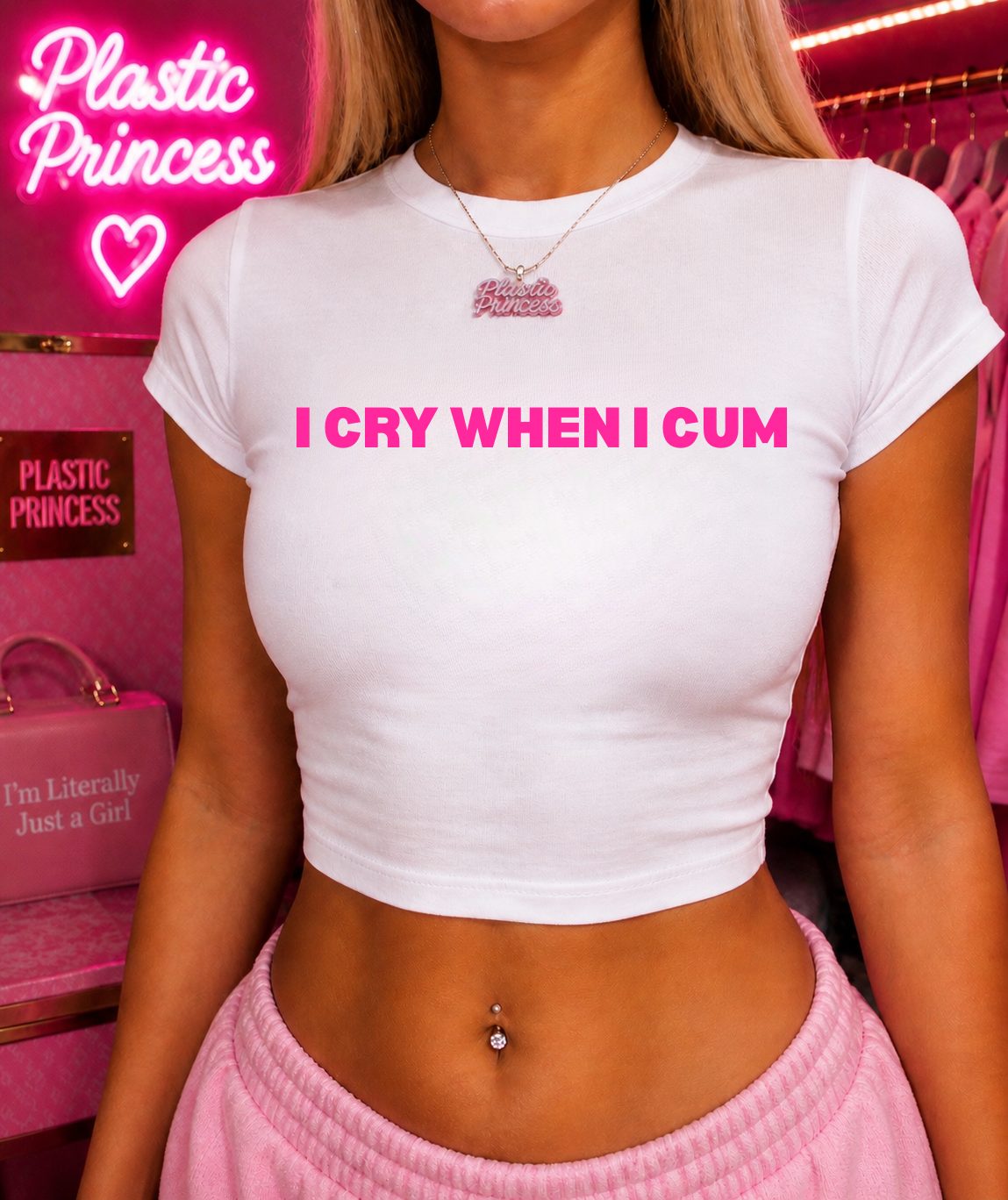 I CRY WHEN I C*M Baby Tee