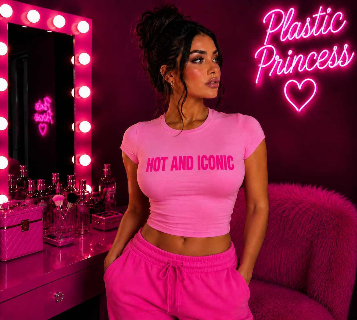 HOT AND ICONIC Baby Tee