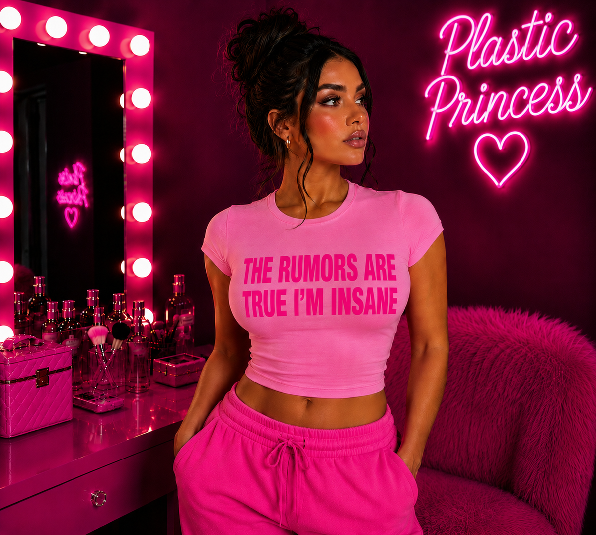 THE RUMORS ARE TRUE I’M INSANE Baby Tee