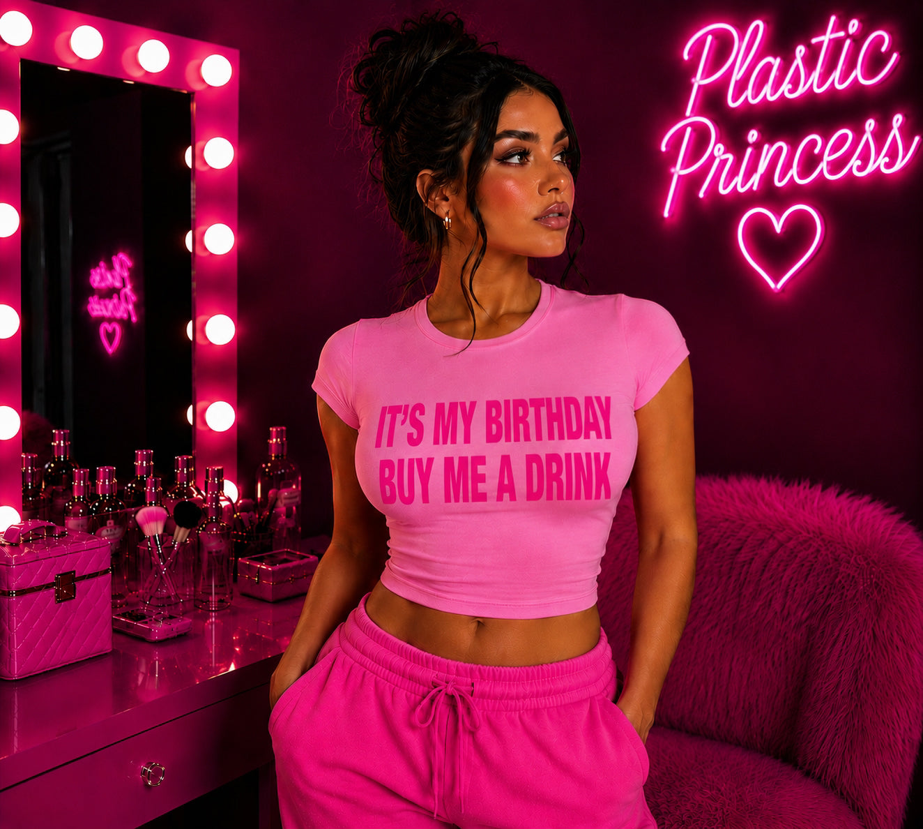 IT’S MY BIRTHDAY BUY ME A DRINK Baby Tee